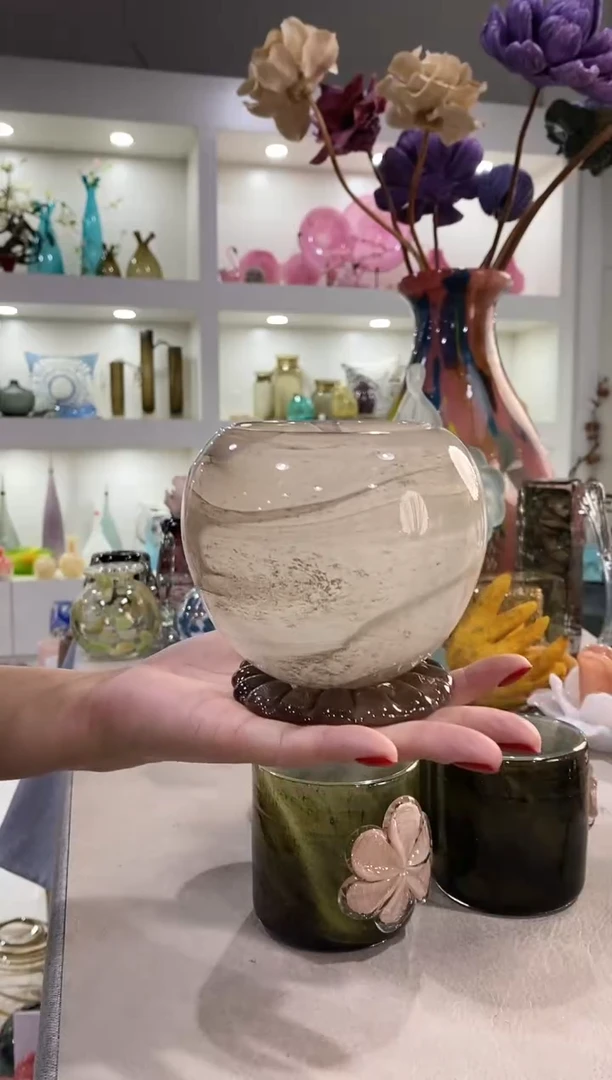 慕忆家手作琉璃花瓶