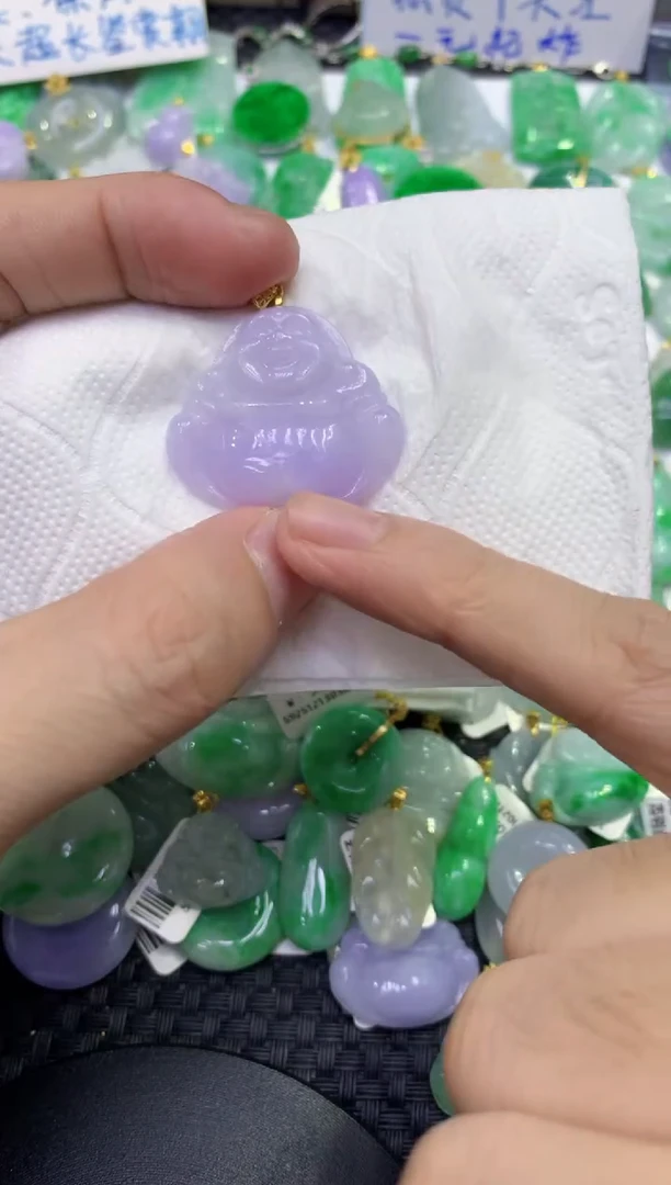 颈饰未镶嵌翡翠天然缅甸A货翡翠