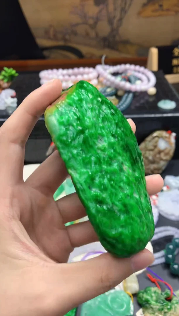 颈饰未镶嵌翡翠缘**空天然A货翡翠