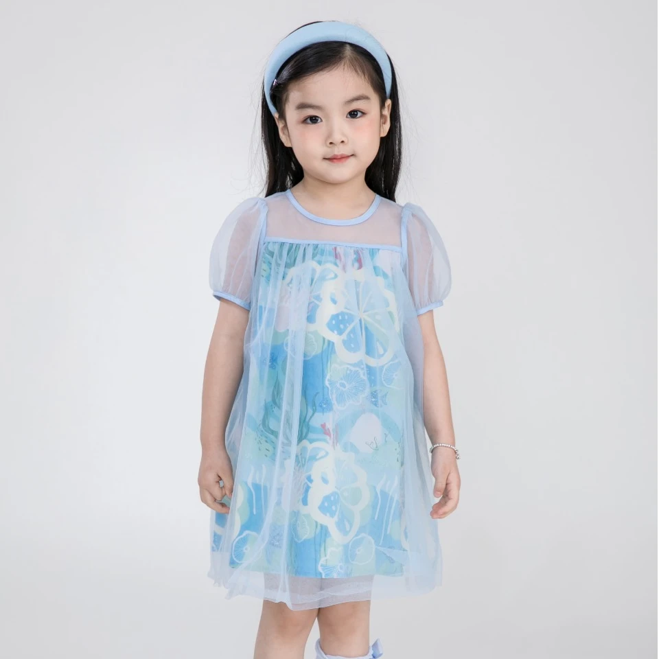 女童短袖夏季连衣裙3222033495