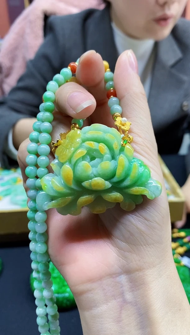 颈饰未镶嵌翡翠翡翠吊坠