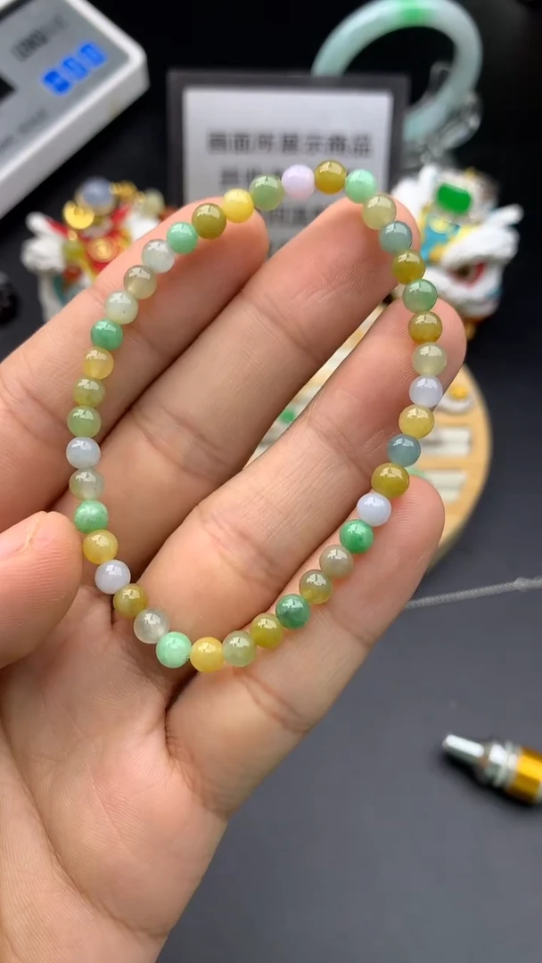 未镶嵌手串翡翠寄售不退换