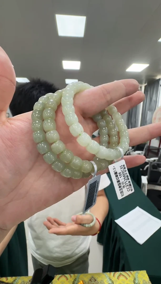 手链未镶嵌和田玉CC3712 约7.5mm多样式发一件