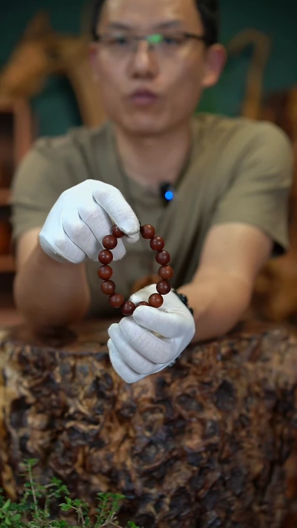 枣木雷击枣木1.5手串（礼盒+手套）