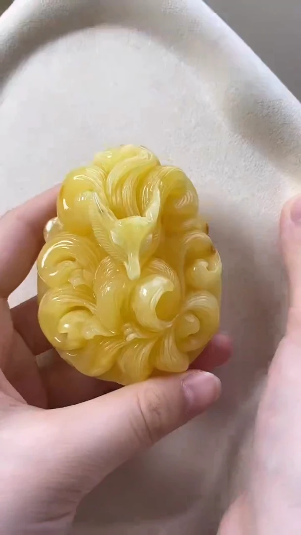 琥珀颈饰未镶嵌吊坠