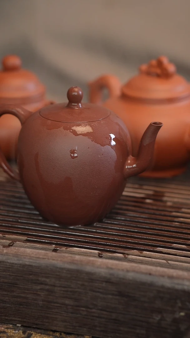 茶壶紫砂美人肩 半手工 260cc