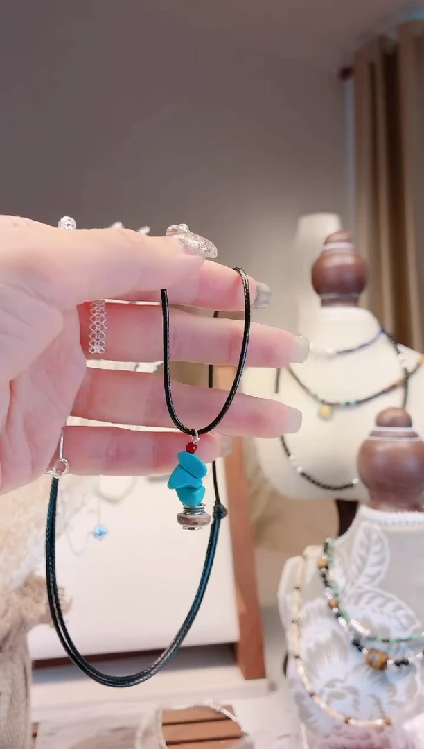 无925银2137许愿塔项链