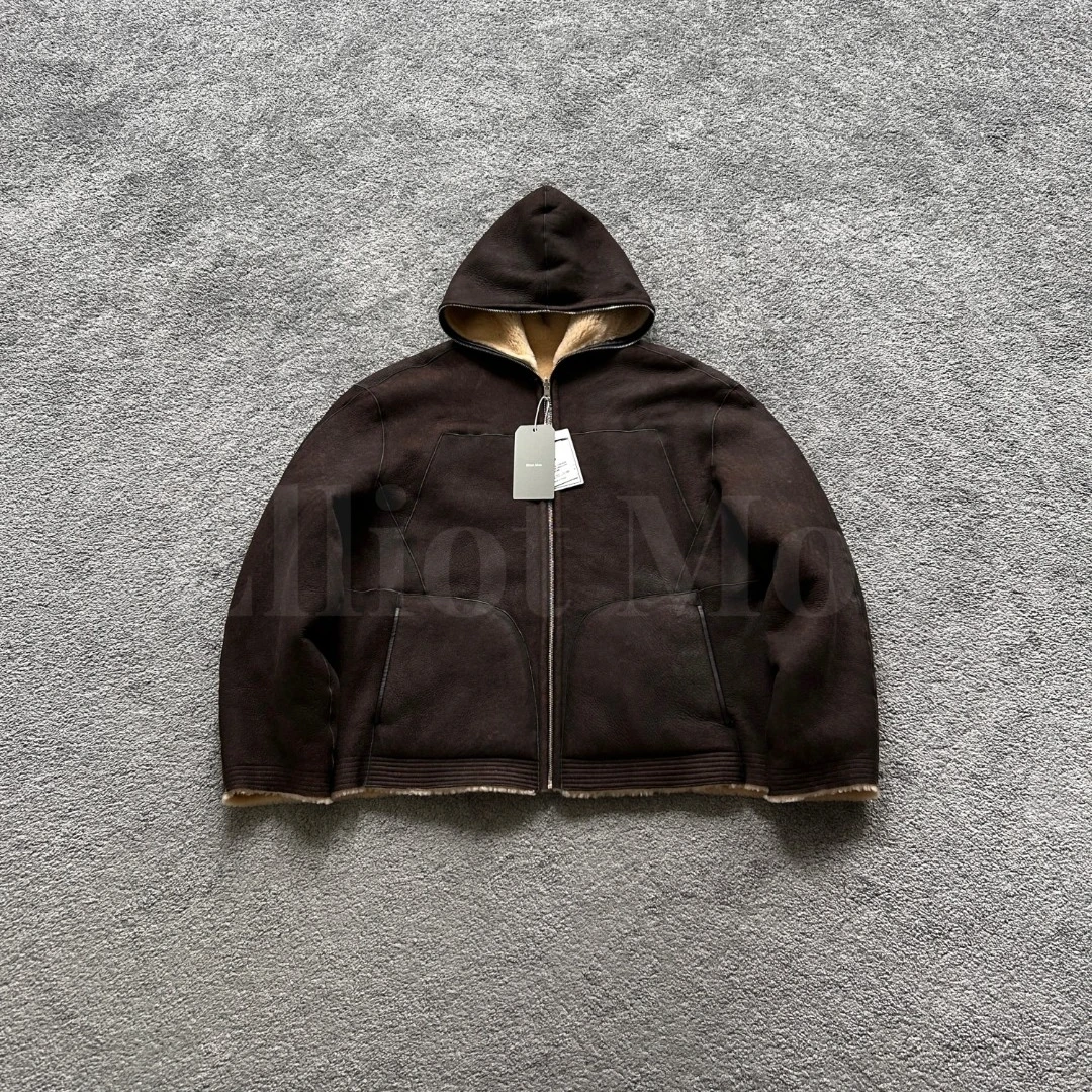 Elliot Mos双面双穿~Wool Coat 羊毛皮毛一体连帽外套-0989