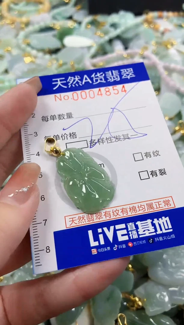 颈饰未镶嵌翡翠天然A货翡翠
