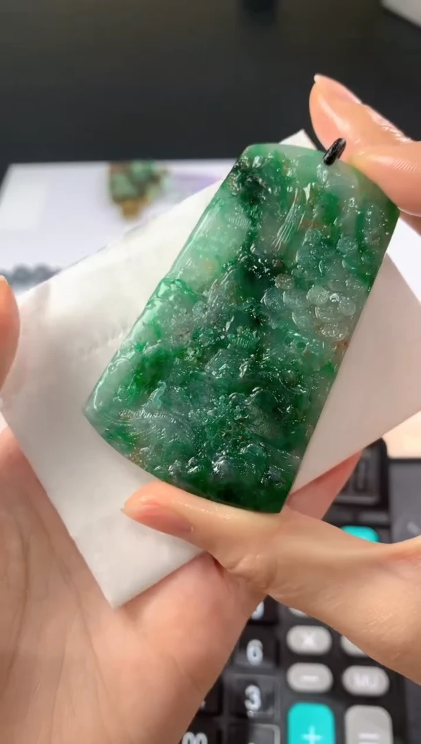 未镶嵌定制翡翠高毛货抛光