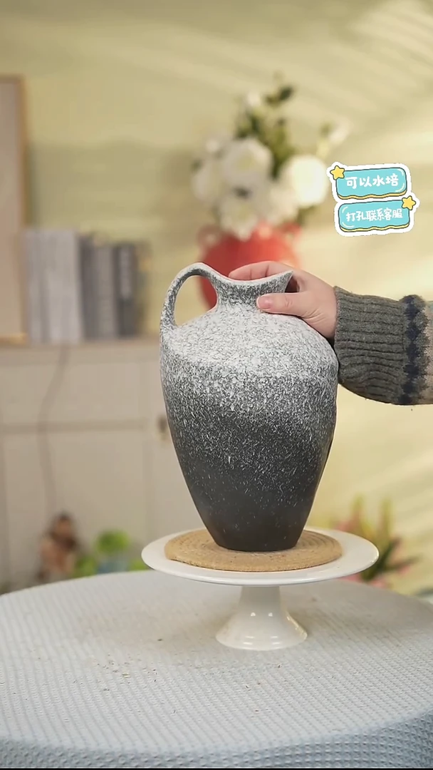 景德镇高温陶瓷花瓶摆件