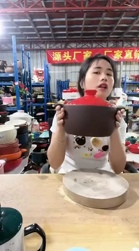 陶5194瑕疵2.5紫砂锅带盖