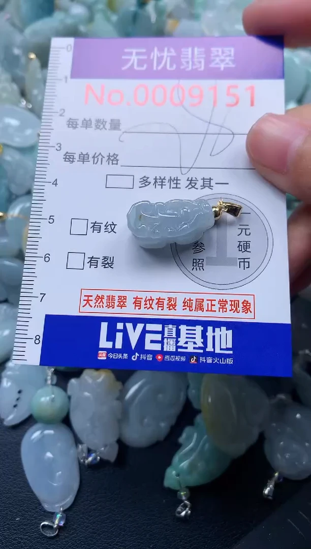 颈饰未镶嵌翡翠9151