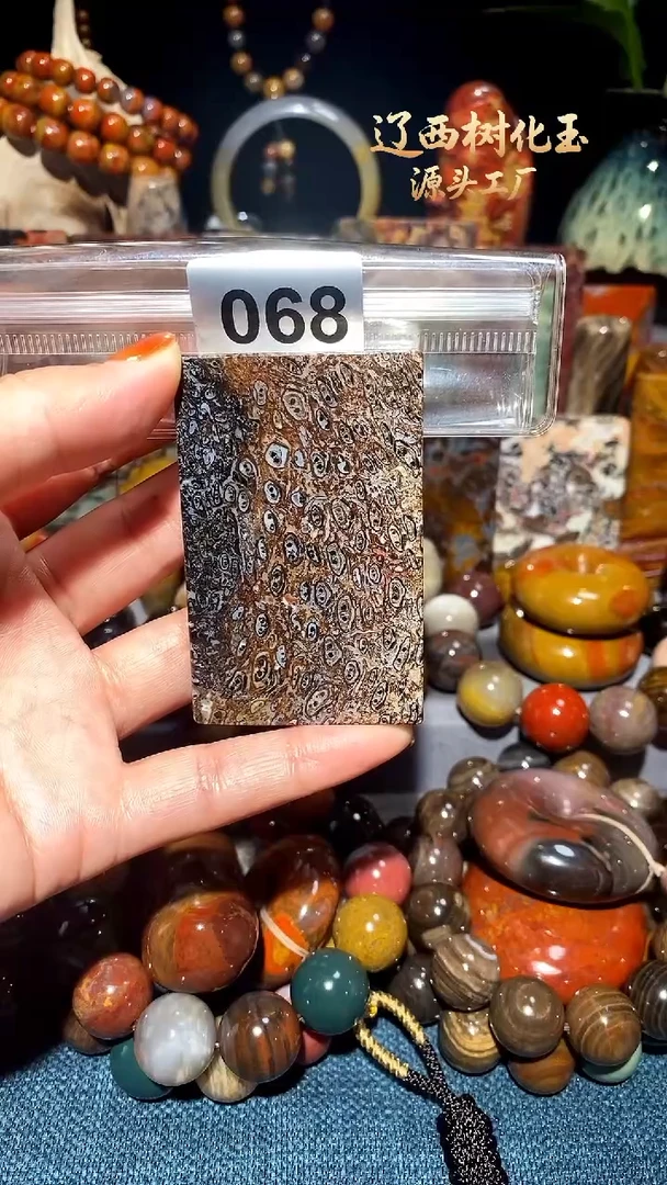 未镶嵌-硅化玉天然北票硅化玉吊坠