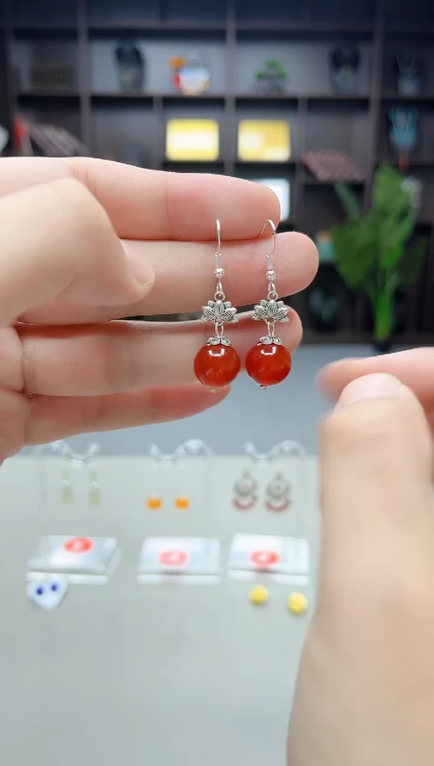 未镶嵌耳饰玛瑙/玉髓718000