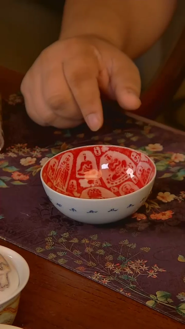 杯喜***炉手工手绘杯杯很美丽