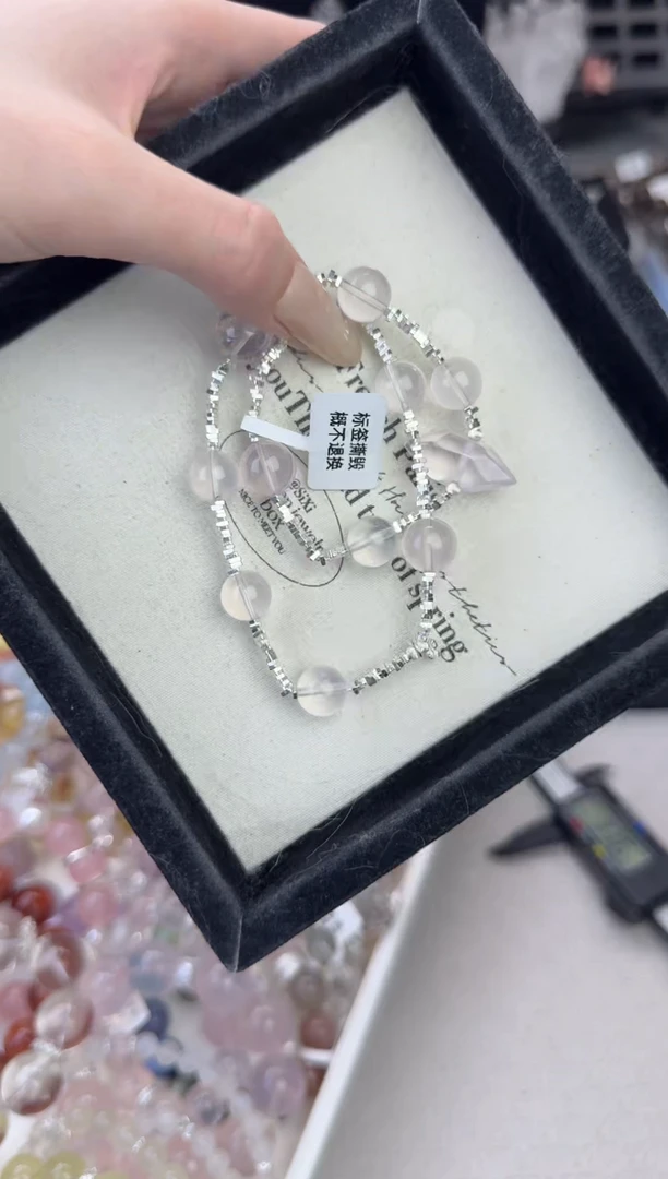 水晶手链未镶嵌天然水晶 多样性发货
