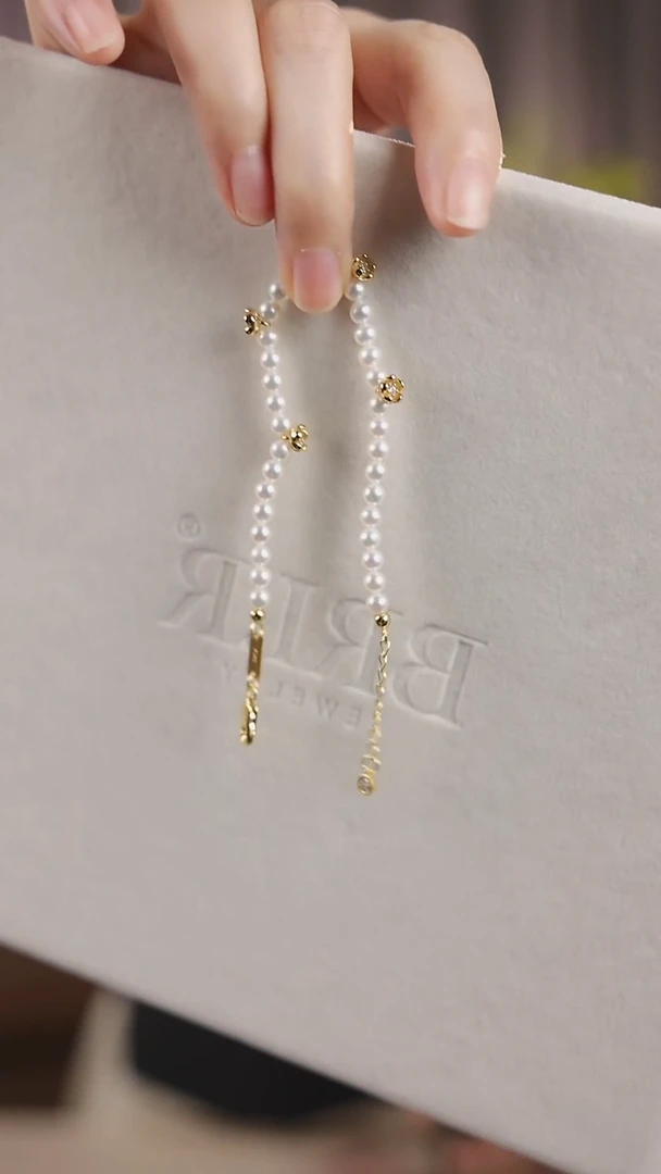 淡水珍珠手链银S925镶嵌4-5MM