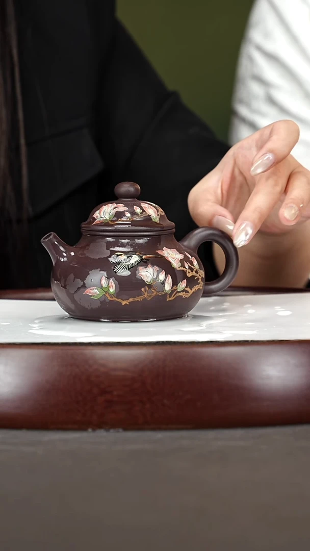 茶壶紫砂50ZCP容天 黑墩头230cc