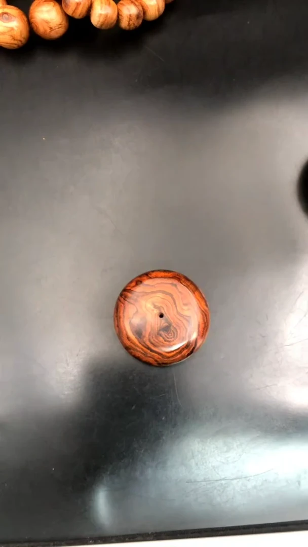 黄花梨/降香黄檀吊坠海黄野油平安扣吊坠