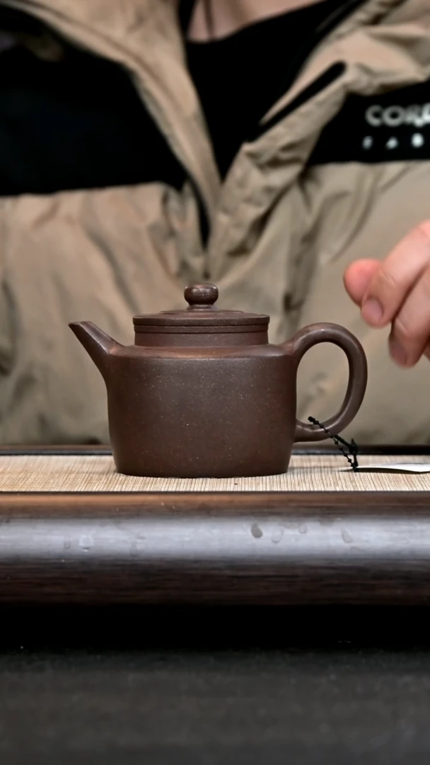 【闪购商品】紫砂茶壶1370 剑流德钟 天青