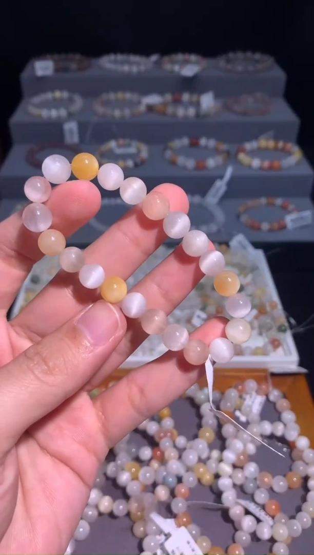 未镶嵌手串水晶30号链接 卡8咪+