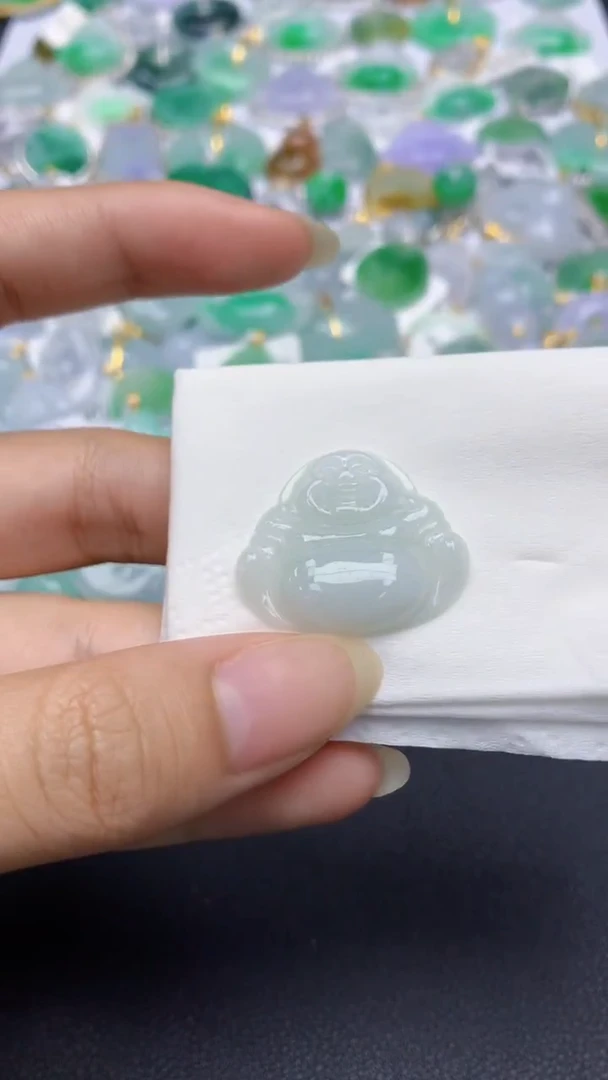 颈饰未镶嵌翡翠天然缅甸a货翡翠百元以上9元证书费自理