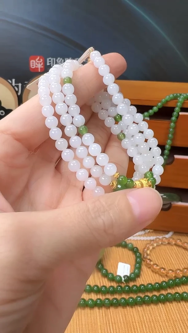 颈饰银S925镶嵌和田玉cg