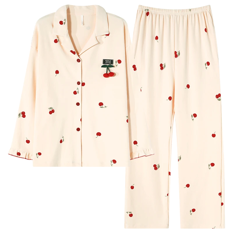 AM女士秋季舒适家居服睡衣套装20939