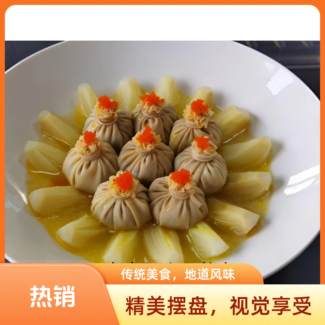 富贵虾仁石榴包 宴会版