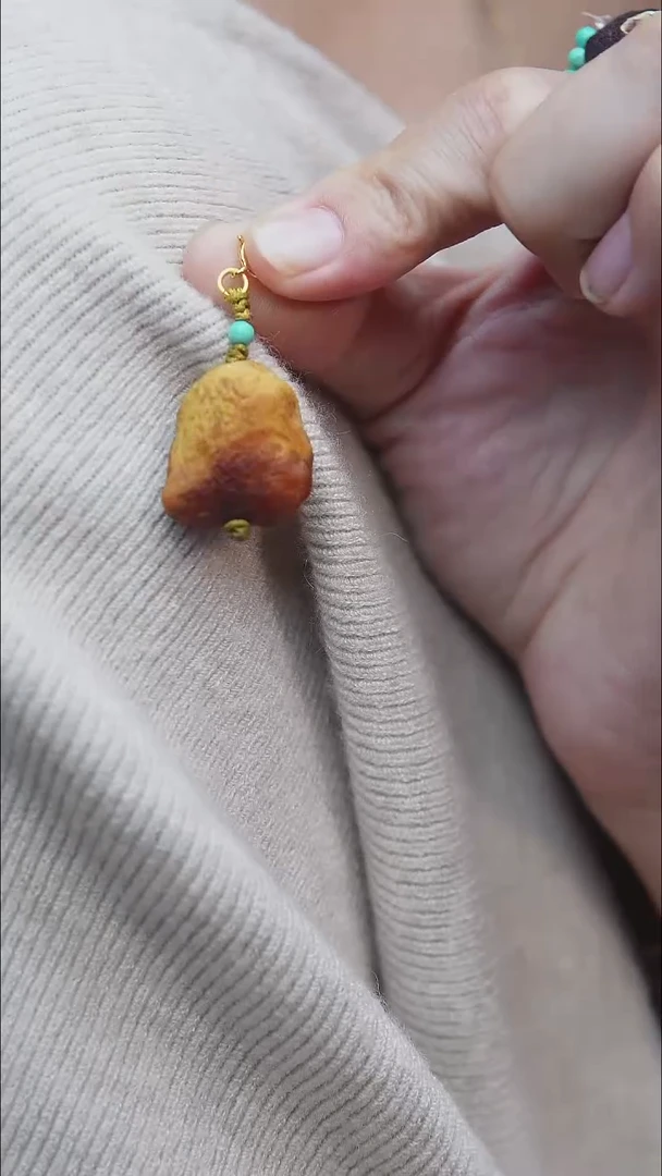 裸石蜜蜡未镶嵌*蜜蜡小提溜*活扣头*百搭各种手串项链*百搭配饰