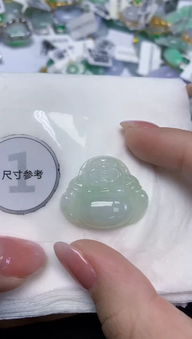 颈饰未镶嵌翡翠天然缅甸翡翠A货百元以上9元证书费自理