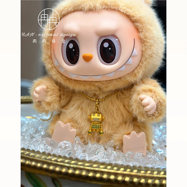 【潇冉冉珠宝】18K金机器人吊坠不含链多样性发一件