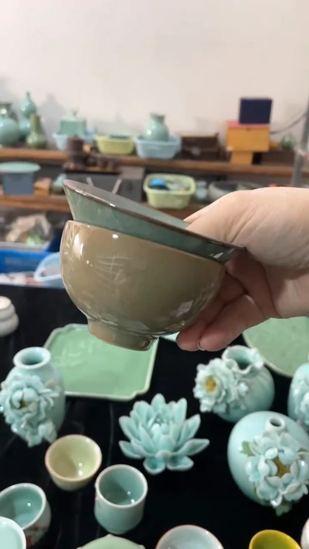 【闪购商品】特价 微瑕 慧仙青瓷