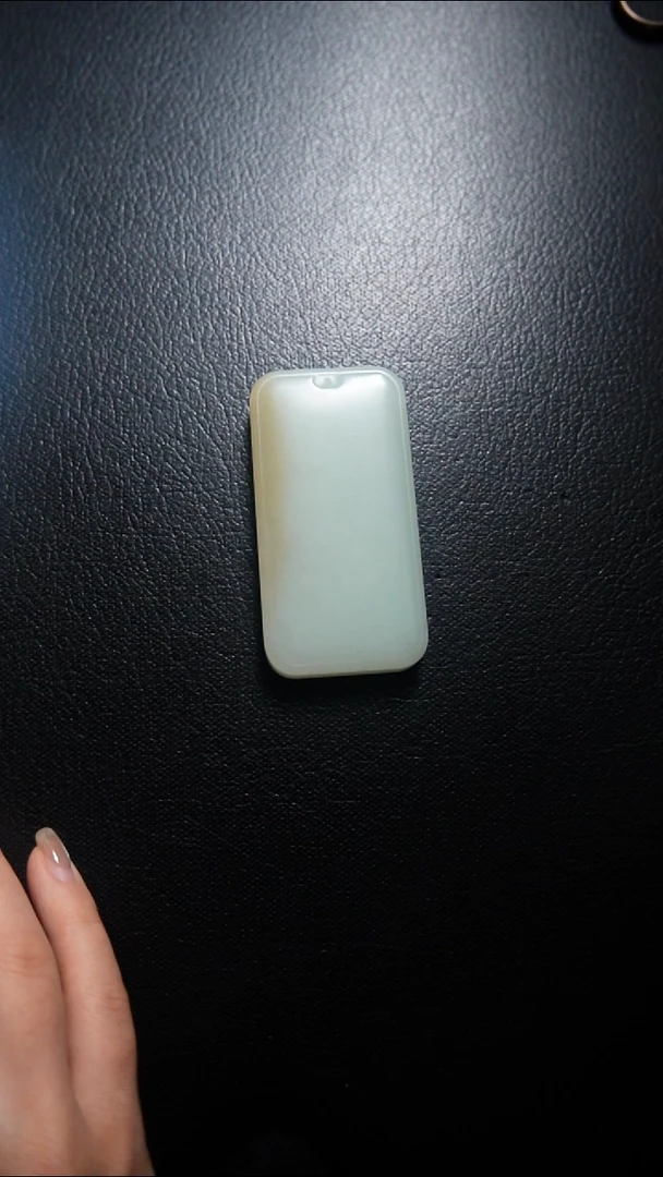 颈饰未镶嵌和田玉无事牌