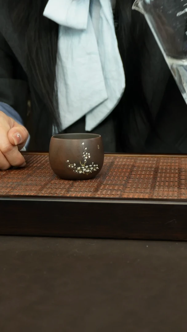 【闪购商品】坭兴陶窑纯手工盖碗150cc