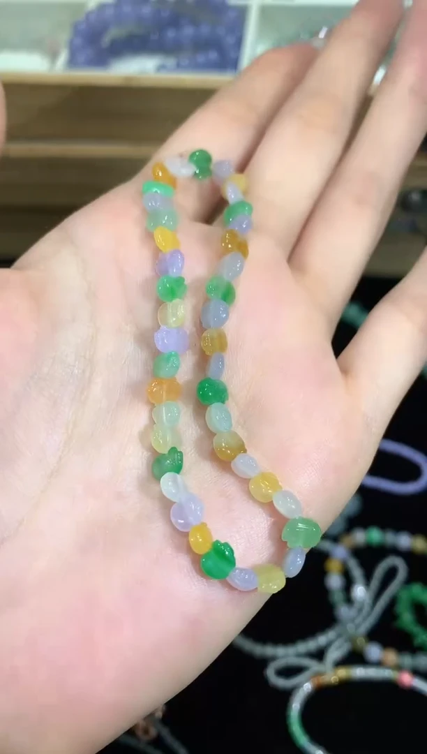 【闪购商品】翡翠手链未镶嵌a62 wxg 手串