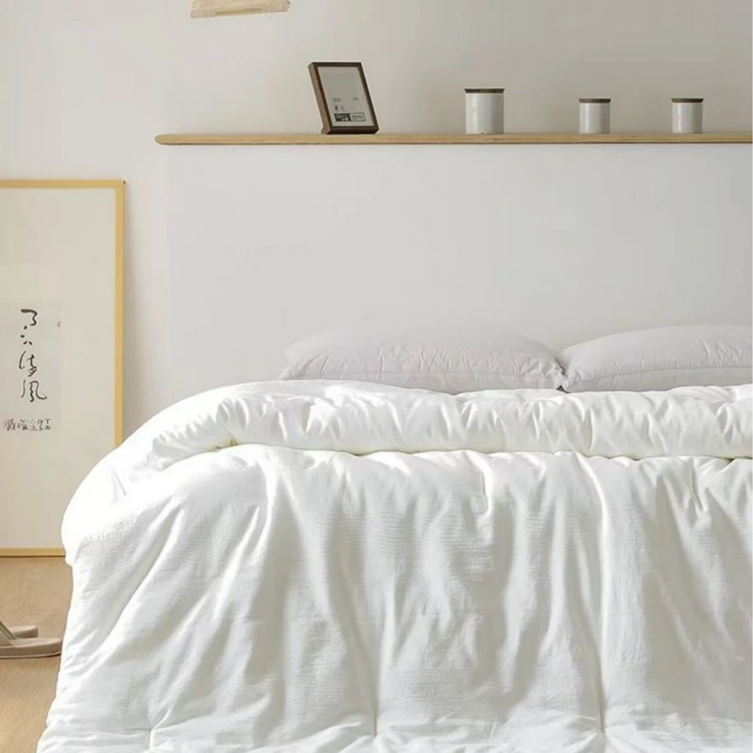 纯桑蚕长丝冬被--白色200*230（约6斤）-1