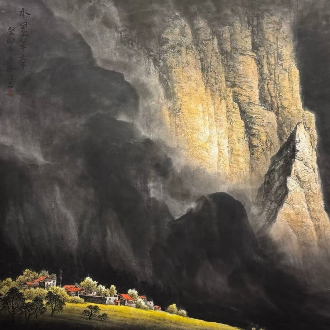 秦燕格 北京荣宝斋画展入书原作精品国画S13
