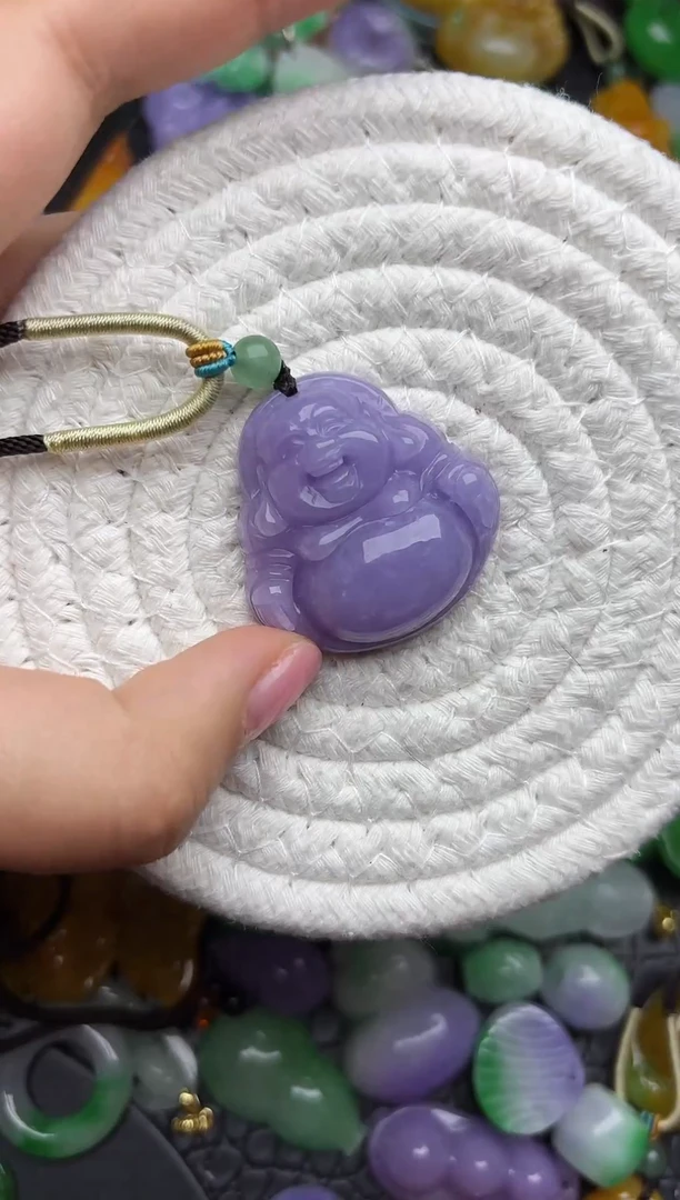 颈饰未镶嵌翡翠缅甸翡翠吊坠