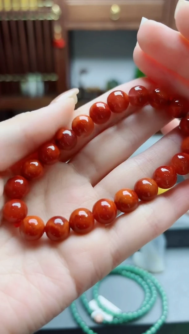 南红玛瑙手串未镶嵌南红手串TX