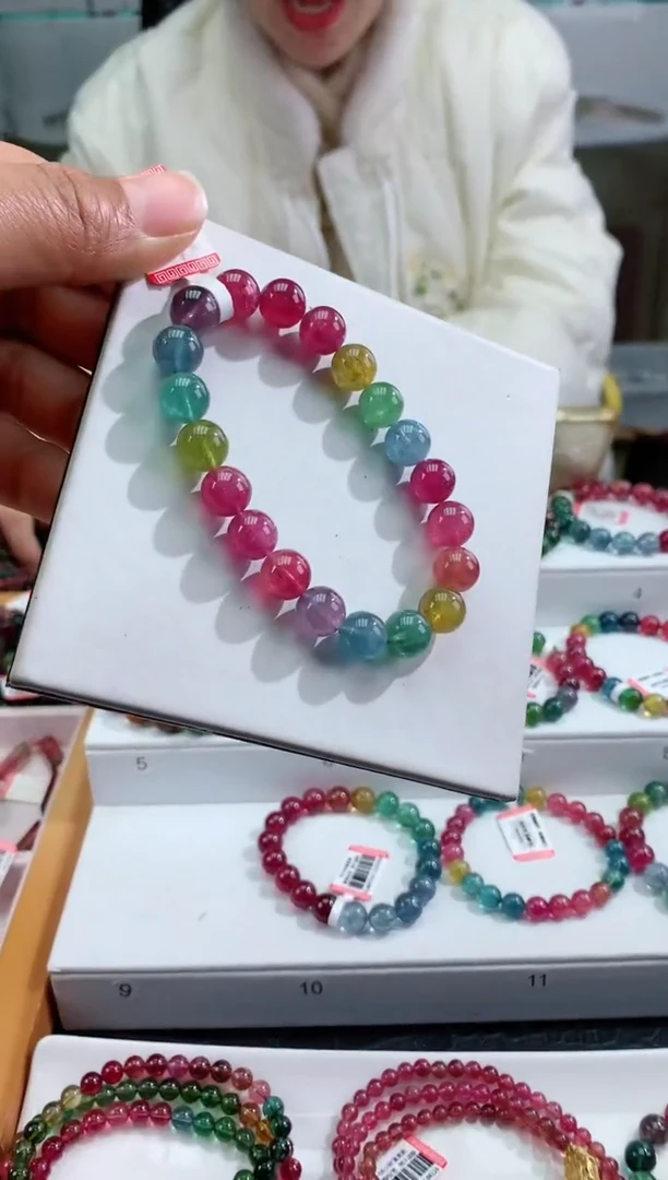 【闪购商品】碧玺手串未镶嵌多样性发一条