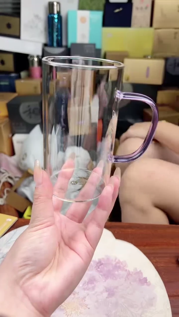 禾墨绿茶杯浅紫色