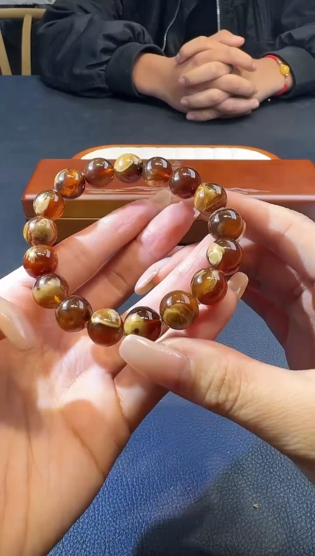 琥珀颈饰未镶嵌100718872随机发仅一件