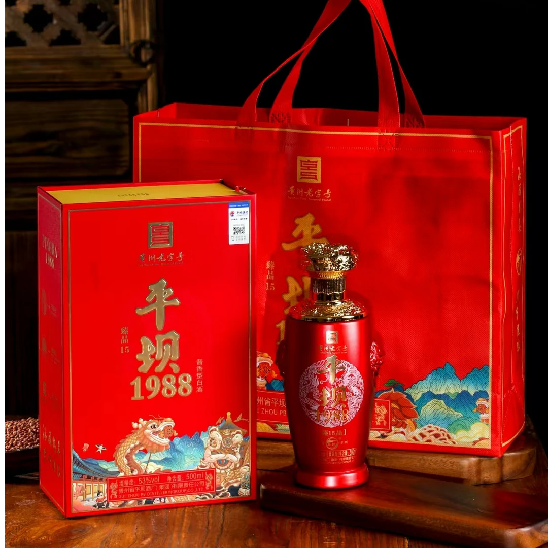PINGBA/平坝平坝1988臻品15酱香型白酒53%500ml53%Vol500