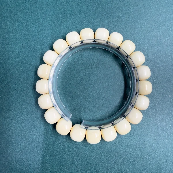 L1111天然猛犸牙 手串 9*10 支持鉴定 假一罚四