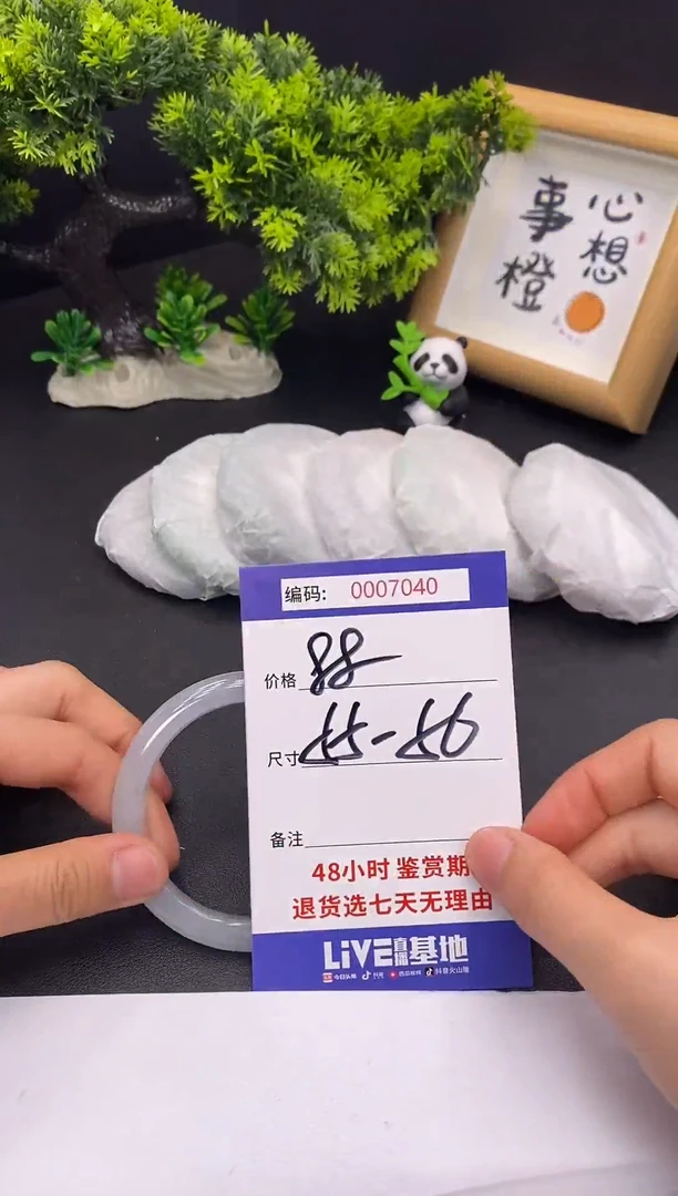 未镶嵌手镯翡翠0007040