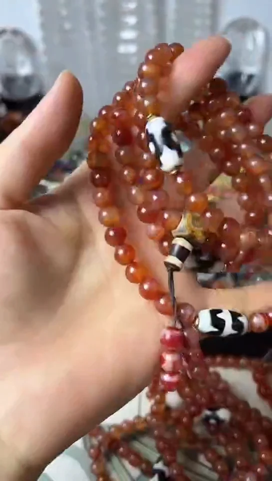 【闪购商品】玛瑙/玉髓手链未镶嵌付两次42矿坑