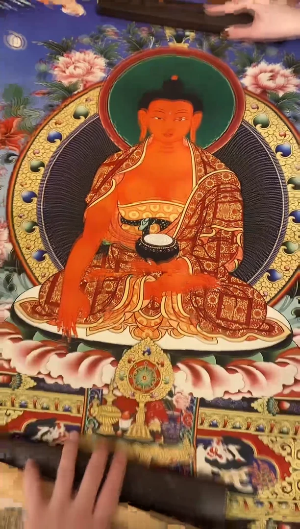 装裱画精美唐卡tk16316