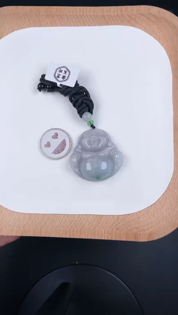 翡翠未镶嵌颈饰孤品-4